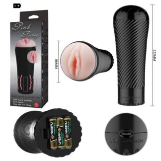 Vagina estimuladora ciberskin con vibración regulable