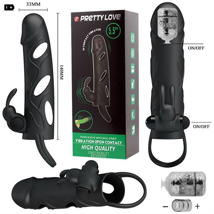 Funda con estimulador y 2 motores
