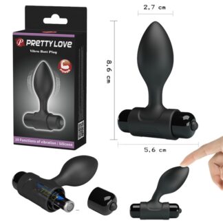 Dilatador anal vibratorio con 10 modos de vibración