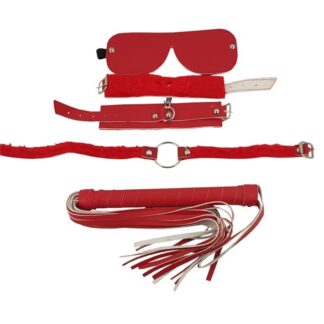 Kit de ecocuero rojo